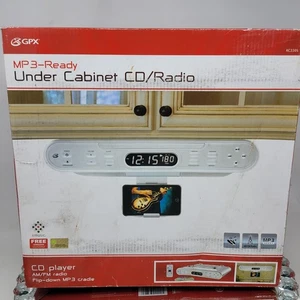 GPX MP3-Ready Under Cabinet CD/Radio MP3 Player Timer, Remote, KC220S Brand NEW - Picture 1 of 7