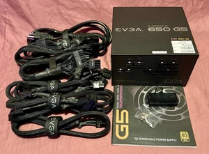 Alimentation ATX entièrement modulable EVGA SuperNOVA 650 G5 80+ Gold - 650 W - Photo 1/8