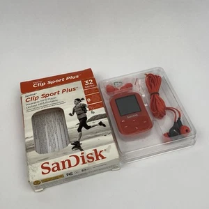 Reproductor MP3 SanDisk Clip Sport Plus 32 GB rojo - caja abierta - Imagen 1 de 1