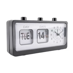 1X(Mechanical Alarm Clock Novelty Flip Clock Desktop Digital Clock with3610 - Picture 1 of 7