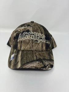 Texas A&M Aggies Hat Camo Hunting Captivating Adjustable Strap Adult OSFA - Picture 1 of 4