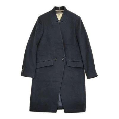 Abrigo JOURNAL STANDARD L'essage PONTETORTO Lana Cachemira 2 Botones Azul Marino 5-1018A♪ Foto 1 de 4