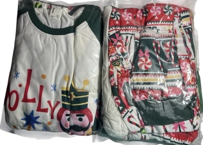 PatPat Navidad Verde Cascanueces Holly Jolly Soldier Pijama Conjunto Para Hombre XL Nuevo Foto 1 de 4