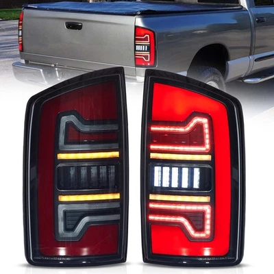 VLAND LED Tail Lights For 2002-2006 Dodge Ram 1500 2500 3500 Pickup W/Sequential - Image 1 of 4