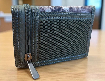 Value Army Military 3 Zipped 1 ID Mens Boys Canvas  Ripper Trifold Wallet 39 - Image 1 of 4