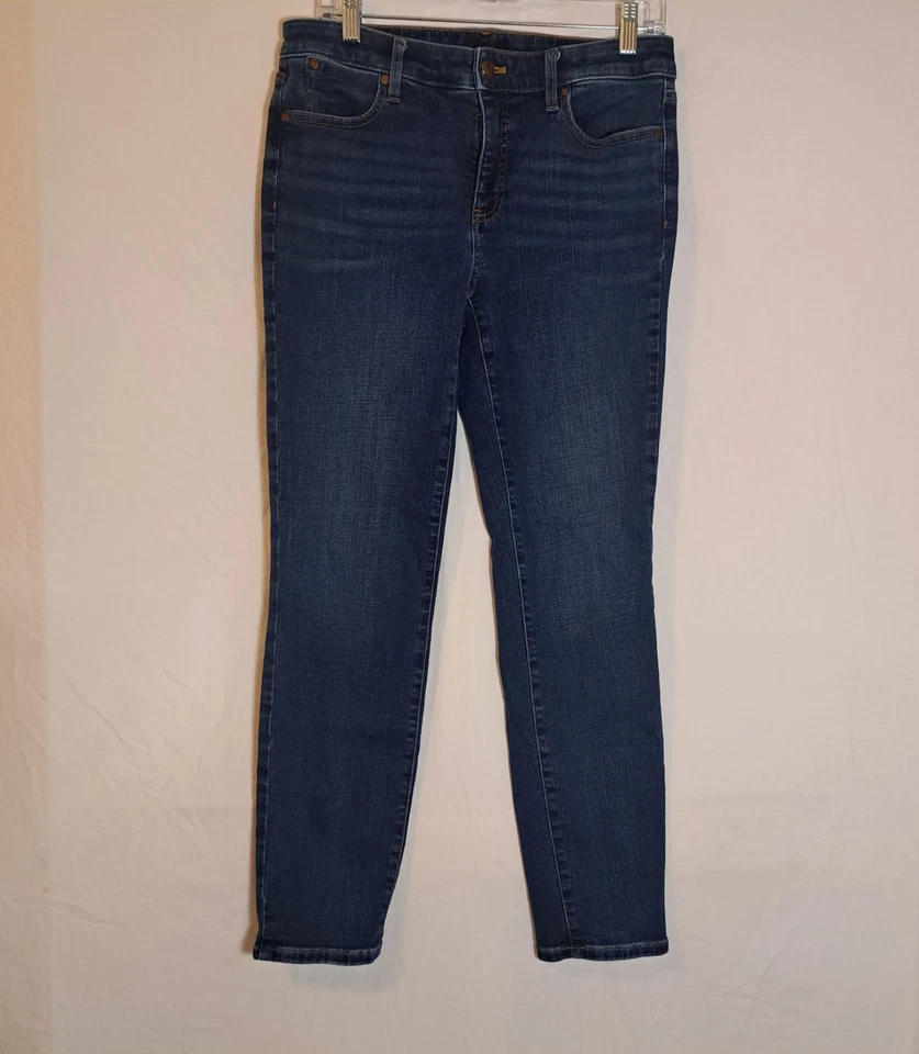 Talbots Denim Slim Ankle Jeans Dark Wash Women Size 8 - Image 1 of 4