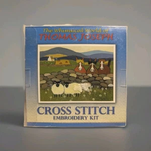 Whimsical World Of Thomas Joseph Cross Stitch Kit Horses Sheep "Nag Nag Nag" - Picture 1 of 2