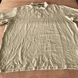 Polo Ralph Lauren Vintage Hombres 3XB Marrón Manga Corta Cuello - Imagen 1 de 11