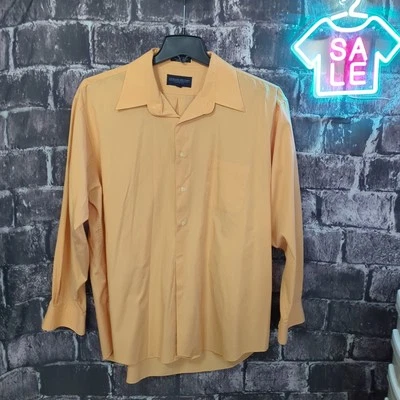 Camisa Giorgio Brutini tamanho XL 17-17.5 34/35 LS botão para cima ponto único [LF10] - Imagem 1 de 4