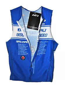Nuevo con etiquetas Genuino Louis Garneau Rendimiento Delfino Corredor Top Triatlón Ciclismo Correr - Imagen 1 de 3