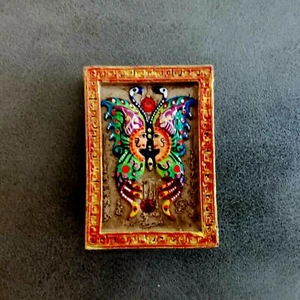 Good King Butterfly Kruba Krisana Powerful Thai Amulet Wealthy Good Luck - Picture 1 of 10