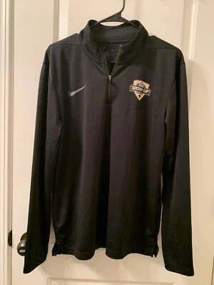 Nike Hombres 1/4 Cremallera Camisa Chaqueta Top PRIMAVERA FÚTBOL COPA Winston-Salem Talla M Foto 1 de 4
