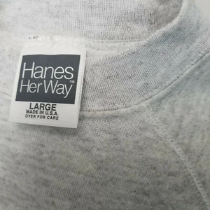 De Colección HANES HER WAY Sudadera Gris Claro Vellón EE. UU. Para Mujer L Se Adapta a M VEUC - Imagen 1 de 8