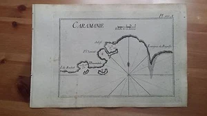 1780 Roux-Meucci: Portolano Mappa "Salefi Caramanie" (Turchia Turkey Turquia) - Picture 1 of 1