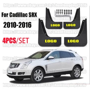 FOR 2010-2016 CADILLAC SRX NEW Mud Flaps Splash Guards Mudguard BLACK 4pcs - Picture 1 of 7