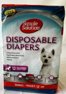 Pañales desechables Simple Solution - pequeños - 12 unidades - (cintura 12"-19") Foto 1 de 4