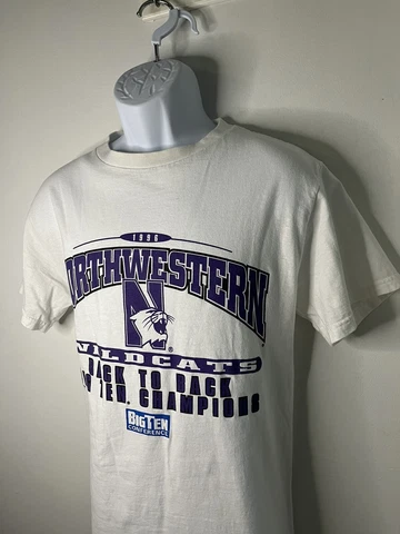 VTG 1996 Lee Sports Northwestern Wildcats ‘Back To Back Champs’ Football Size XL Cover