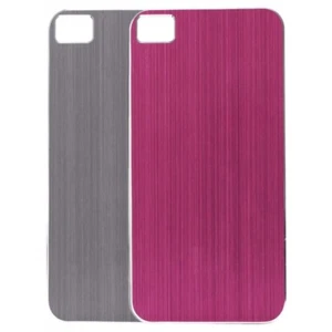 PACK DE 2 STICKERS IPHONE 4 4S EN ALIMINIUM ROSE & GRIS COLORBLOCK AUTOCOLLANT - Photo 1 sur 1