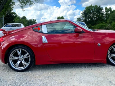 For 2009-2020 Nissan 370Z Stainless Steel 2PC Chrome Pillar Post Window Trim - Image 1 of 3