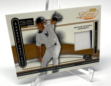Mike Mussina 2003 Playoff Piece of the Game Worn Jersey Card POG-66 /150 HOF A1