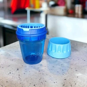TUPPERWARE D133 KNOBI-TWIST BLAU ZERKLEINERER FÜR KNOBLAUCH PEPPERONI - Bild 1 von 2