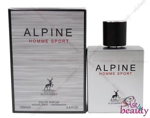 Alpine Homme Sport By Maison Alhambra 3.4oz/100ml Edp Spray For Men New In Box - Picture 1 of 1