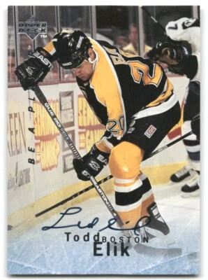 1995-96 UPPER DECK BE A PLAYER AUTOGRAPH AUTO #S89 TODD ELIK - Image 1 of 2