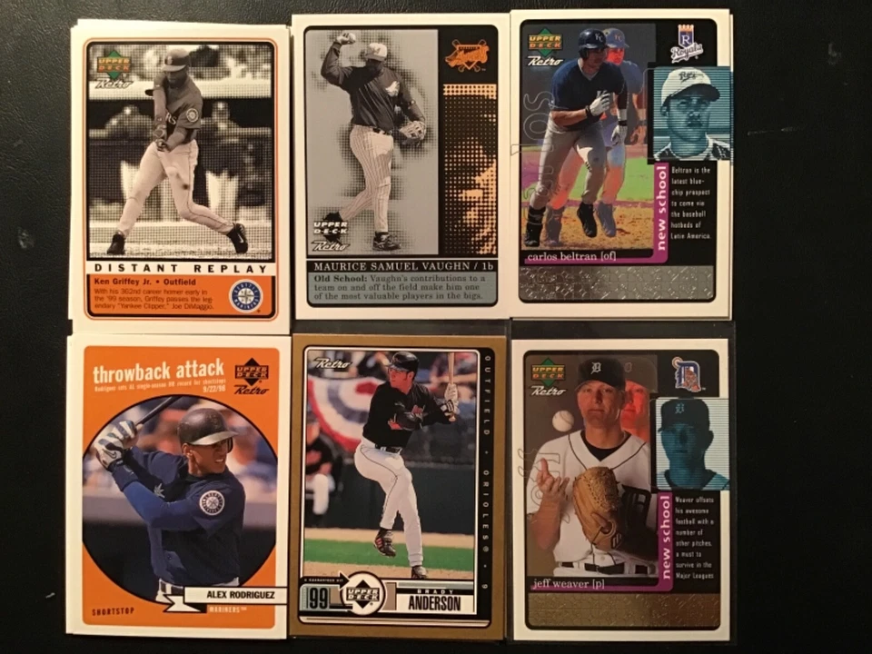1999 UPPER DECK RETRO Baseball VARIOUS INSERTS You Choose ONE Card  - Image 1 of 1