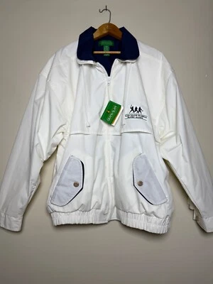 Chaqueta cortavientos blanca de colección nueva con etiquetas Grand Slam para hombre talla grande MLB béisbol Foto 1 de 4