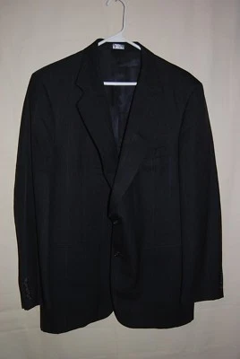 Abrigo Traje KUPPEHEIMER Negro Gris Sutil Cuadros Talla 42?  Blazer Lana  Foto 1 de 4