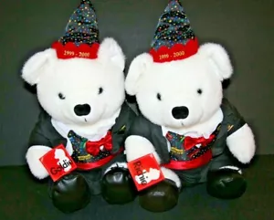 2 Teddy Bears Goldie and Richie 1999-2000 Rich's Lazarus Goldsmith's Dept. Store - Picture 1 of 7