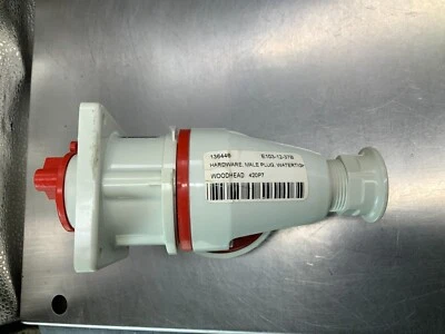 Woodhead Male and Female Watertight Connector 420R7w, 420P7 - Image 1 of 4
