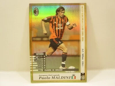 Panini WCCF 2005-06 LE Paolo Maldini 1968 Italy　No.3 AC Milan European Legends - Image 1 of 4