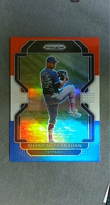 2022 Panini Prizm Red White Blue Prizm #44 Shane McClanahan Rays - Picture 1 of 2