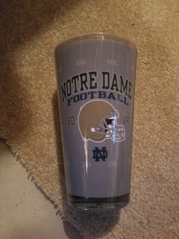 Notre Dame Glasses New Approximately 6 inches tall Cover