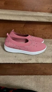 Bailarinas FitFlop Uberknit Ombre Cristal Urbano Rosa Mujer Talla 8 - Imagen 1 de 12