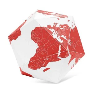 Here Personal Globo Pieghevole 3 Dimensionale di Countries Rosso (Piccolo) - Palomar - Foto 1 di 4