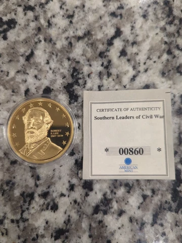 American Mint Southern Leaders of Civil War Robert E. Lee Coin Cover