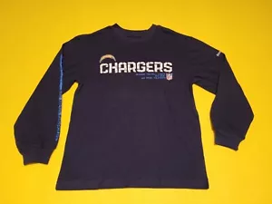 Caricabatterie Reebok San Diego Youth L.S. T-shirt maglietta media NFL NUOVA SPEDIZIONE GRATUITA - Foto 1 di 3