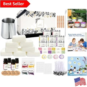 All-In-One Candle Making Set with Soy Wax and Essential Oils - Arts & Crafts - Picture 1 of 11