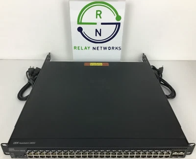 IBM 7309-HC1 G8052 1U 48-port 1GB Managed switch  Back-To-Front airflow - Image 1 of 4