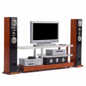 1/12 Scale Home Theatre Set Model for 6" Figure Scene Accessories - Picture 1 of 2