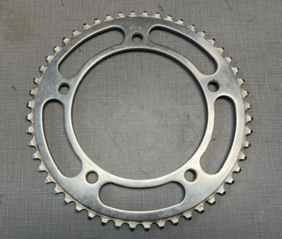 Винтажная передняя звездочка VGC Campagnolo Record Pista Track, 52t 151BCD 1/8 дюйма - Изображение 1 из 4