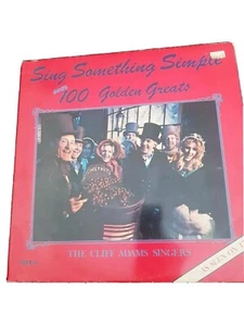 SING SOMETHING SIMPLE 100 GOLDEN GREATS CLIFF ADAMS SINGERS EXCELLENT CONDITION - Picture 1 of 12