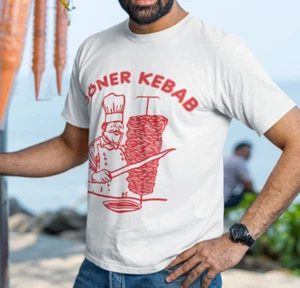 Döner Kebab Logo T-Shirt | Food Lover's Apparel | Iconic Fast-Food Design - Picture 1 of 9