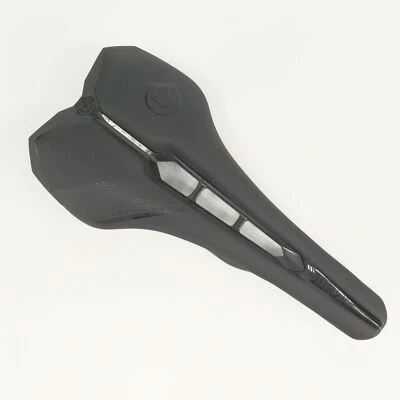 PRO Falcon Team Saddle 132mm Carbon Rail Black Cutaway Seat 175g - Image 1 of 4