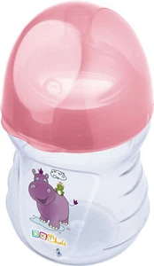 Naturnah Flasche 250 ml Hippo rosa ab 0 Monate anatomische Baby Flasche - Bild 1 von 2
