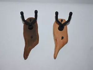 Ukulele Wall Hanger Natural Wood String Swing Custom made in USA Set of 2 - Picture 1 of 12