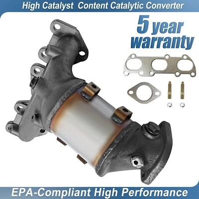 For Hyundai Santa Fe 2007-2009 3.3L front right Catalytic Converter Bank 2 - Image 1 of 4