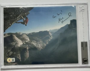Alex Honnold Signed 8x10 Photo Free Solo Beckett BAS Encapsulated Rock Climber - Picture 1 of 9